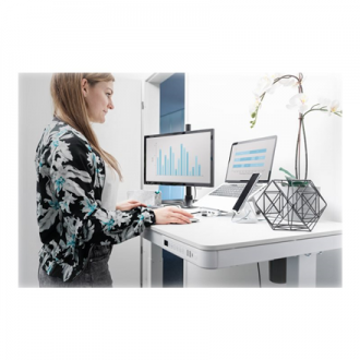 Digitus | Electric Height Adjustable Desk | 72 - 121 cm | Maximum load weight 50 kg | Metal | White