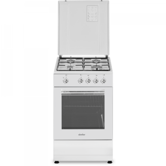Simfer 4401SGRBB Cooker, Gas hob, Gas oven, Width 50 cm, Mechanical control Simfer | Cooker | 4401SGRBB.1 | Hob type Gas | Oven 