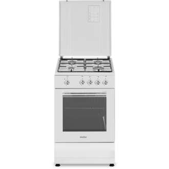 Simfer 4401SGRBB Cooker, Gas hob, Gas oven, Width 50 cm, Mechanical control Simfer | Cooker | 4401SGRBB.1 | Hob type Gas | Oven Simfer 4401SGRBB Cooker, Gas hob, Gas oven, Width 50 cm, Mechanical control Simfer | Cooker | 4401SGRBB.1 | Hob type Gas | Oven