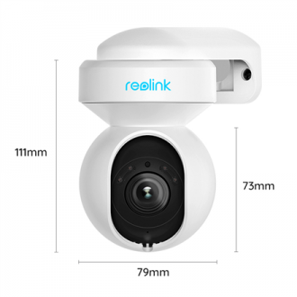 Reolink Smart WiFi Camera with Motion Spotlights E Series E540 Reolink PTZ 5 MP 2.8-8/F1.6 IP65 H.264 Micro SD, Max. 256 GB