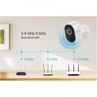 Reolink Smart Wire-Free Camera with Motion Spotlight Argus Series B330 Reolink Bullet 5 MP Fixed IP65 H.265 Micro SD, Max. 128GB