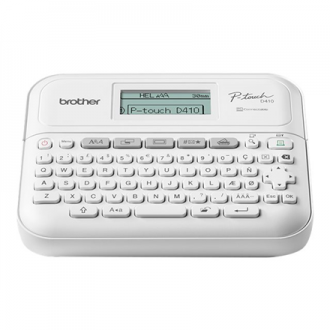 PT-D410 | Mono | Thermal | Label Printer | White PT-D410 | Mono | Thermal | Label Printer | White