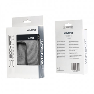 Ecovacs | W-CC2B | Cleaning Pads for WINBOT X NEW | Grey