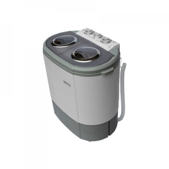 Camry | CR 8052 | Washing machine | Top loading | Washing capacity 3 kg | 1300 RPM | Depth 40 cm | Width 60 cm | White-Grey