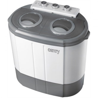 Camry | CR 8052 | Washing machine | Top loading | Washing capacity 3 kg | 1300 RPM | Depth 40 cm | Width 60 cm | White-Grey