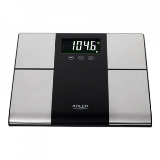 Adler Bathroom scale with analyzer AD 8165 Maximum weight (capacity) 225 kg Accuracy 100 g Body Mass Index (BMI) measuring Stain Adler Bathroom scale with analyzer AD 8165 Maximum weight (capacity) 225 kg Accuracy 100 g Body Mass Index (BMI) measuring Stain