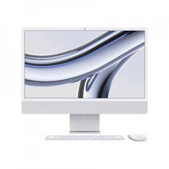 Apple iMac 24 4.5K Retina, Apple M3 8C CPU, 10C GPU/8GB/512GB SSD/Silver/RUS Apple