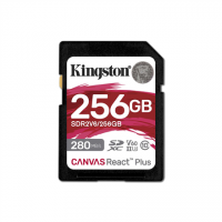 Kingston Canvas React Plus | 256 GB | SD | Flash memory class 10 Kingston Canvas React Plus | 256 GB | SD | Flash memory class 10