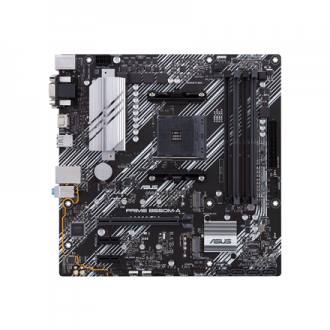 Asus | PRIME B550M-A | Processor family AMD | Processor socket AM4 | DDR4 | Memory slots 4 | Supported hard disk drive interface
