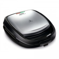 TEFAL | SW341D12 Snack Time | Sandwich Maker | 700 W | Number of plates 2 | Number of pastry | Diameter cm | Stainless Steel/Bla