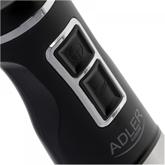 Adler | Hand Blender | AD 4628 | Hand Blender | 1900 W | Number of speeds 1 | Turbo mode | Ice crushing | Stainless Steel/Black Adler | Hand Blender | AD 4628 | Hand Blender | 1900 W | Number of speeds 1 | Turbo mode | Ice crushing | Stainless Steel/Black