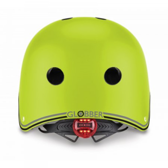Globber Helmet Go Up Lights Lime green