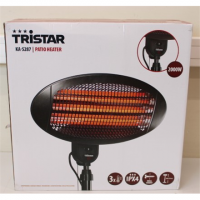 SALE OUT. OUT. Tristar KA-5287 Patio Heater, Black Tristar Heater KA-5287 Patio heater 2000 W Number of power levels 3 Suitable 