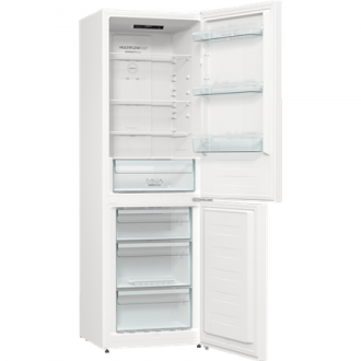 Gorenje | NRKE62W | Refrigerator | Energy efficiency class E | Free standing | Combi | Height 185 cm | No Frost system | Fridge 