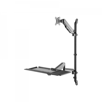 Digitus Sit-Stand Workstation Wall Single Mount, Max load 1-8 kg, max Screen Size: 17