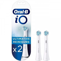 Oral-B | Cleaning Replaceable Toothbrush Heads | iO Refill Ultimate | Heads | For adults | Number of brush heads included 2 | Wh