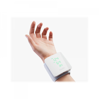 iHealth | Wrist Blood Pressure Monitor | BP7S | White | Blood pressure readings are stored on the secure, free, HIPAA compliant 