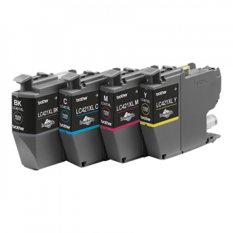 Brother LC421XLVAL Ink Cartridge Multipack | Brother Brother LC | LC421XLVAL | Brother LC421XL - 4-pack - XL - black, yellow, cy Brother LC421XLVAL Ink Cartridge Multipack | Brother Brother LC | LC421XLVAL | Brother LC421XL - 4-pack - XL - black, yellow, cy