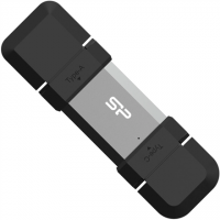 128 GB | Silver | USB Type-A and USB Type-C | Dual USB Drive | Mobile C51