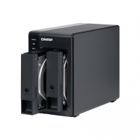 QNAP Black | Micro | Processor frequency 2 Bay USB Type-C Direct Attached Storage with Hardware RAID GHz | TR-002