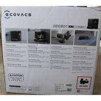 SALE OUT. Ecovacs DEEBOT X2 COMBO Vacuum cleaner,Robot+Handheld,Wet&Dry,Robot Operating 210 min,Dust bin 0,42L,6400 mAh,Black+Du 