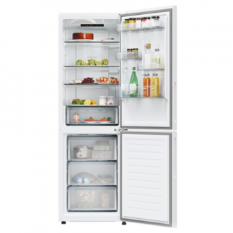 Candy Refrigerator | CNCQ2T618EW | Energy efficiency class E | Free standing | Combi | Height 185 cm | No Frost system | Fridge Candy Refrigerator | CNCQ2T618EW | Energy efficiency class E | Free standing | Combi | Height 185 cm | No Frost system | Fridge