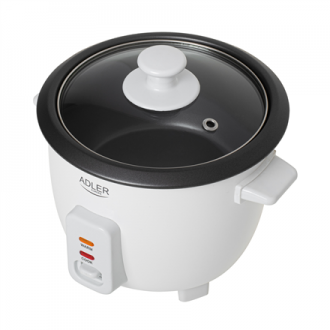 Adler Rice Cooker | AD 6418 | 300 W | 0.6 L | Number of programs 2 | White Adler Rice Cooker | AD 6418 | 300 W | 0.6 L | Number of programs 2 | White