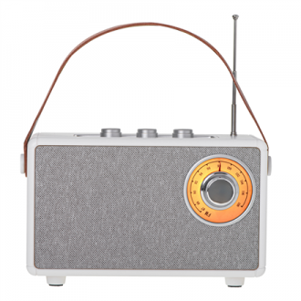 Speaker with radio | CR 1902 W | 5 W | Bluetooth | White | Wireless connection Speaker with radio | CR 1902 W | 5 W | Bluetooth | White | Wireless connection