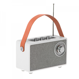 Speaker with radio | CR 1902 W | 5 W | Bluetooth | White | Wireless connection Speaker with radio | CR 1902 W | 5 W | Bluetooth | White | Wireless connection