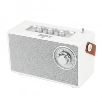 Speaker with radio | CR 1902 W | 5 W | Bluetooth | White | Wireless connection Speaker with radio | CR 1902 W | 5 W | Bluetooth | White | Wireless connection