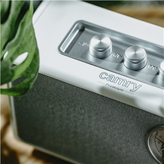Speaker with radio | CR 1902 W | 5 W | Bluetooth | White | Wireless connection Speaker with radio | CR 1902 W | 5 W | Bluetooth | White | Wireless connection