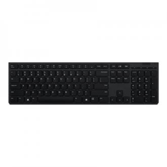Lenovo | Professional Wireless Rechargeable Keyboard | 4Y41K04068 | Keyboard | Wireless | US | Grey | Scissors switch keys