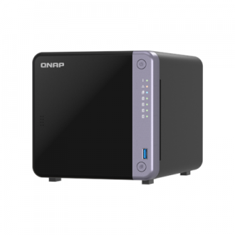 QNAP Cost-effective 4-bay 10GbE NAS | TS-432X-4G | Alpine | AL524 | Processor frequency 2 GHz | 4 GB | DDR4 SODIMM | 90W adapter
