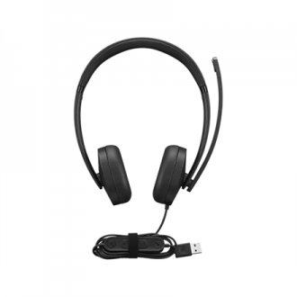 Lenovo Headset | USB-A Stereo Gen 2 | Built-in microphone | Wired | Black Lenovo Headset | USB-A Stereo Gen 2 | Built-in microphone | Wired | Black