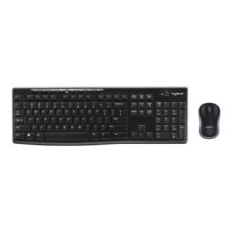 Logitech MK270 | Keyboard and Mouse Set | Wireless | US | Black Logitech MK270 | Keyboard and Mouse Set | Wireless | US | Black