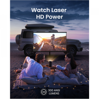Anker Nebula Projector Capsule 3 Laser (GTV) | Full HD (1920x1080) | 300 ANSI lumens | Black | Wi-Fi