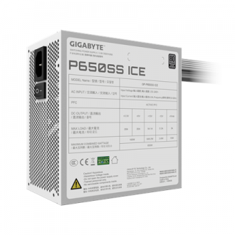 Gigabyte PSU | GP-P650SS ICE GEU1 | 650 W Gigabyte PSU | GP-P650SS ICE GEU1 | 650 W