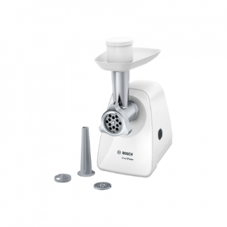 Bosch | Meat mincer SmartPower | MFW2510W | White | 350 W | Number of speeds 1 | 2 Discs: 3.8 and 8 mm Sausage filler accessory. Bosch | Meat mincer SmartPower | MFW2510W | White | 350 W | Number of speeds 1 | 2 Discs: 3.8 and 8 mm Sausage filler accessory.