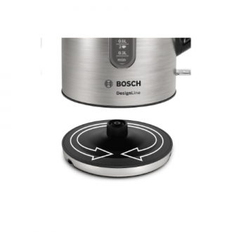 Bosch | Kettle | DesignLine TWK4P440 | Electric | 2400 W | 1.7 L | Stainless steel | 360 rotational base | Stainless steel/Black Bosch | Kettle | DesignLine TWK4P440 | Electric | 2400 W | 1.7 L | Stainless steel | 360 rotational base | Stainless steel/Black