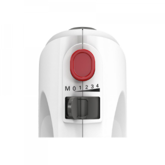 Bosch | Hand Mixer | MFQ22100 CleverMixx | Hand Mixer | 375 W | Number of speeds 4 | Turbo mode | White/Dark Grey Bosch | Hand Mixer | MFQ22100 CleverMixx | Hand Mixer | 375 W | Number of speeds 4 | Turbo mode | White/Dark Grey