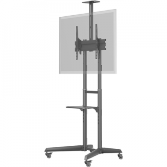 Goobay Floor stand | 59508 TV Presentation Stand Pro (Size L) | Adjustable Height, Tilt | 37-70 