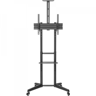 Goobay Floor stand | 59508 TV Presentation Stand Pro (Size L) | Adjustable Height, Tilt | 37-70 