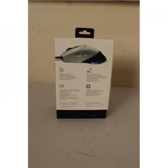 SALE OUT. Dell Mouse Alienware 610M Wired / Wireless Gaming Mouse - AW610M (Lunar Light), UNPACKED, USED, SCRATCHED ON BACK | De