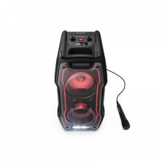 Sharp Party Speaker System with Built-in Battery | PS-931 | 180 W | Waterproof | Bluetooth | Black | Portable | Wireless connect Sharp Party Speaker System with Built-in Battery | PS-931 | 180 W | Waterproof | Bluetooth | Black | Portable | Wireless connect