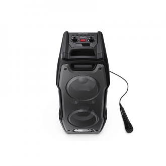 Sharp Party Speaker System with Built-in Battery | PS-931 | 180 W | Waterproof | Bluetooth | Black | Portable | Wireless connect Sharp Party Speaker System with Built-in Battery | PS-931 | 180 W | Waterproof | Bluetooth | Black | Portable | Wireless connect