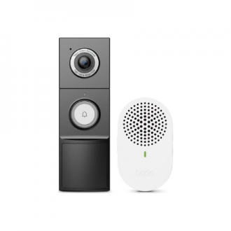 TP-LINK Video Doorbell Camera | Tapo D235 | 5 MP | 1.18mm/F1.8 | IP66 | H.264 | Micro SD, Max. 512