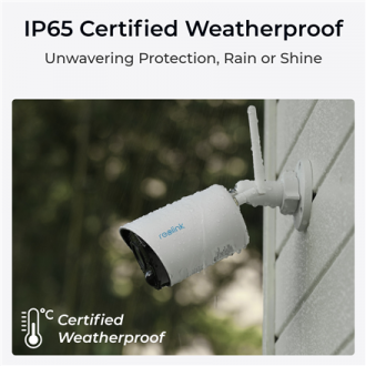 Reolink | Battery Wi-Fi Security Camera with Solar Panel | Argus Series B320 | Bullet | 3 MP | Fixed lens | IP65 | H.264 | Micro