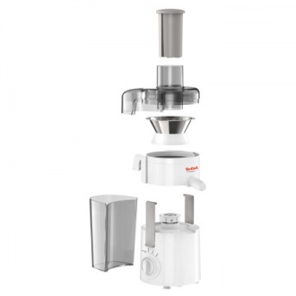 TEFAL | Fruitelia Plus Juicer | ZE370138 | White/Grey | 350 W | Number of speeds 2 + Pulse TEFAL | Fruitelia Plus Juicer | ZE370138 | White/Grey | 350 W | Number of speeds 2 + Pulse