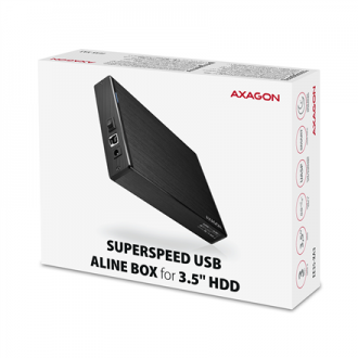 AXAGON | Compact aluminum USB 3.2 Gen 1 external box SATA intended for 3.5 AXAGON | Compact aluminum USB 3.2 Gen 1 external box SATA intended for 3.5