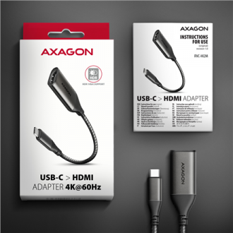 AXAGON | Active converter | USB-C to HDMI | 0.25 m AXAGON | Active converter | USB-C to HDMI | 0.25 m